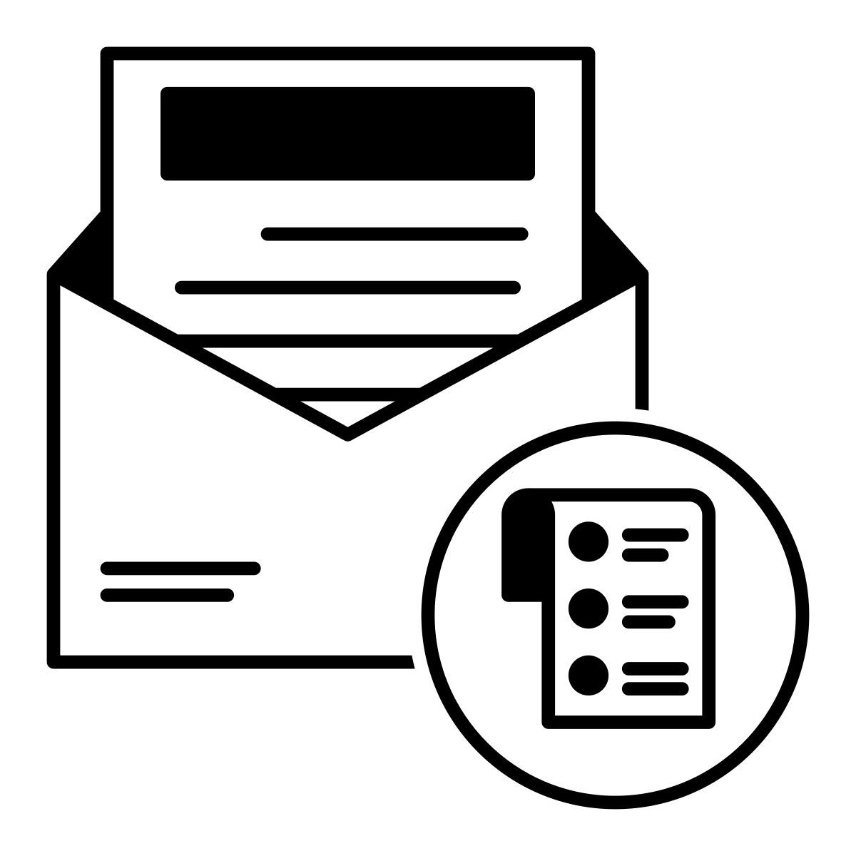 mailing list icon