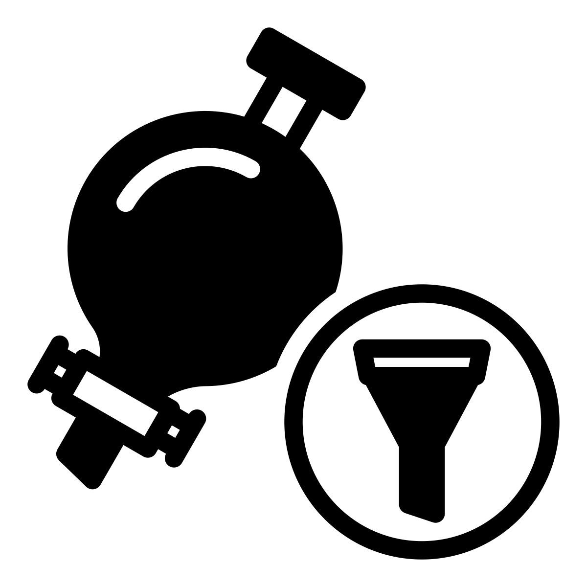 separatory funnel icon