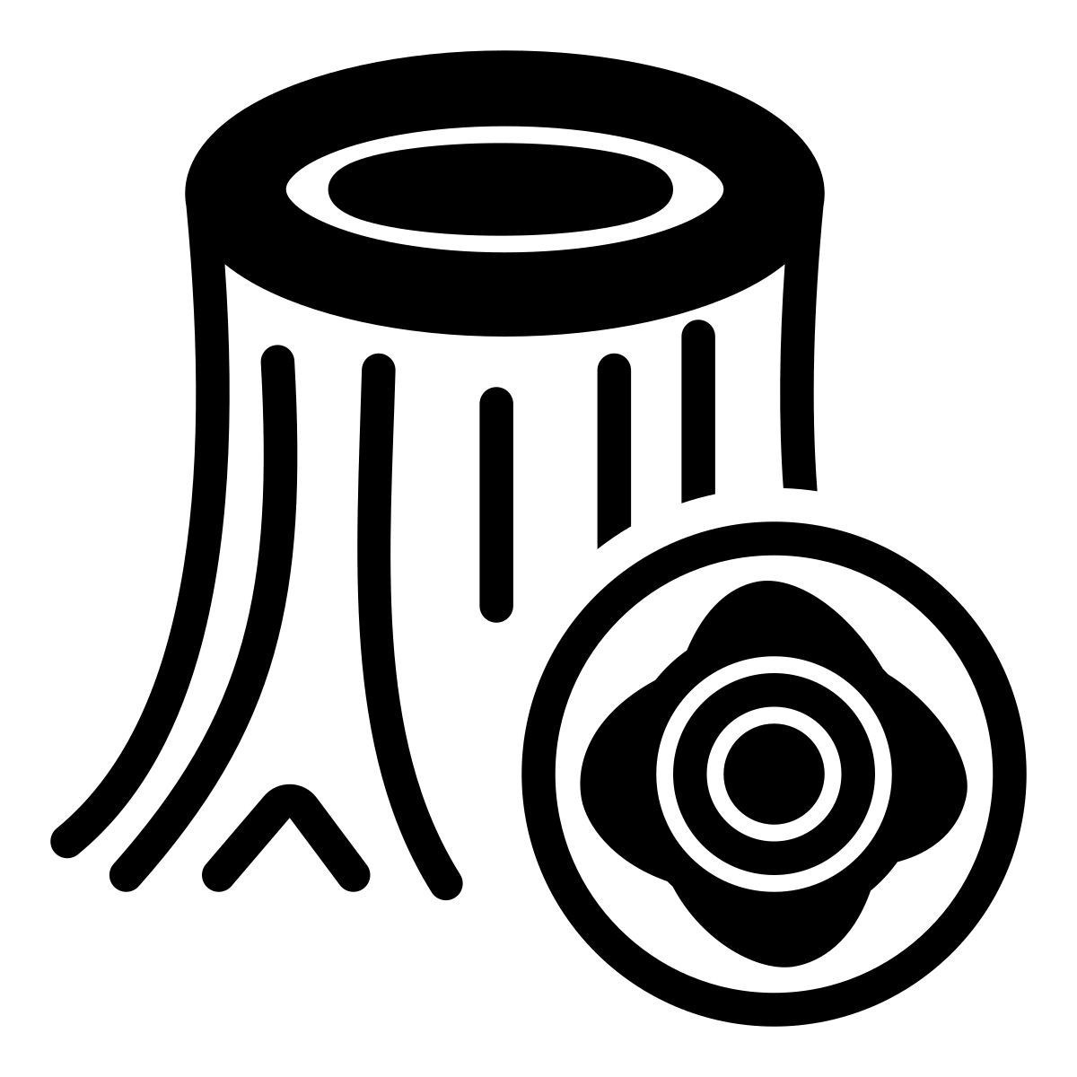 tree ring icon