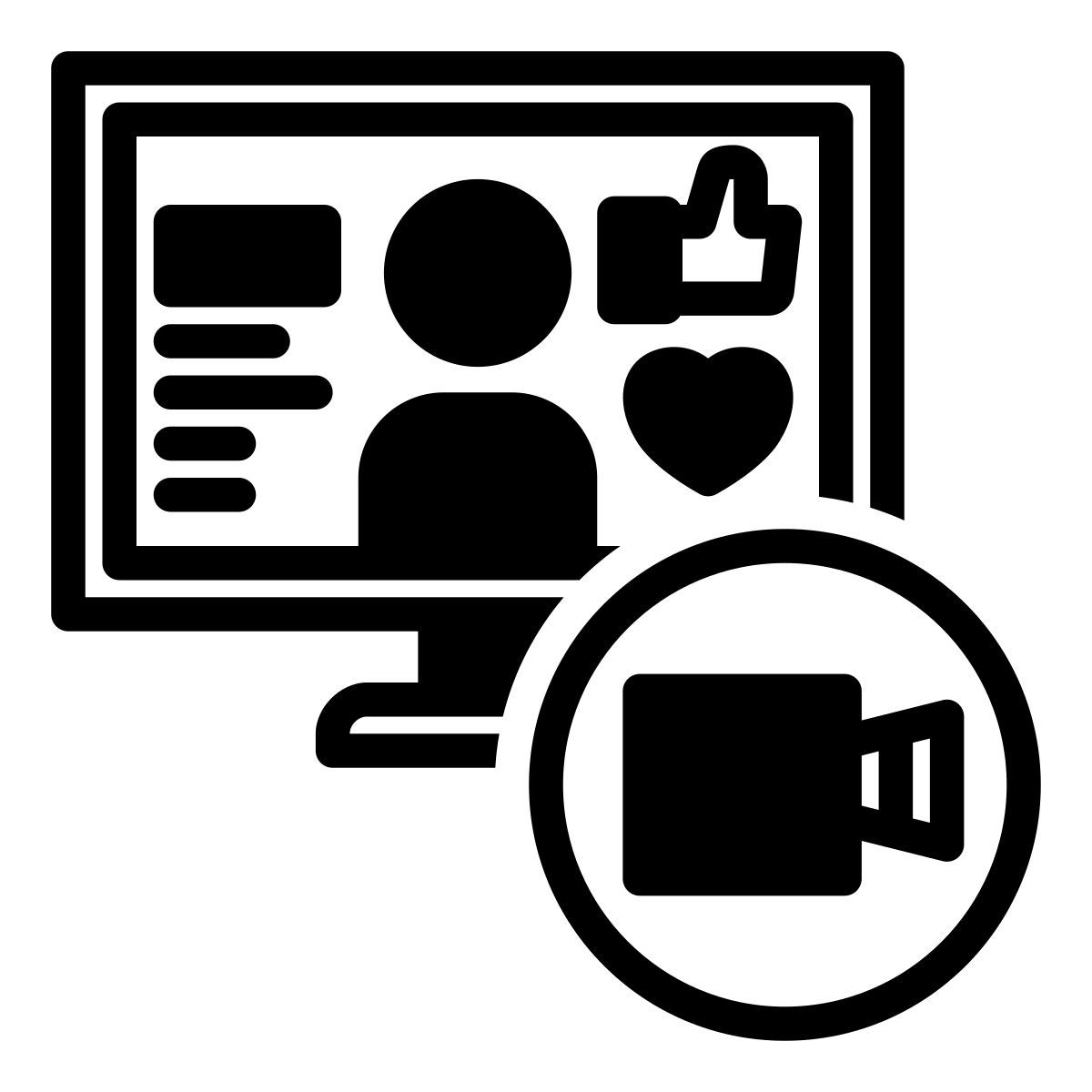 video streaming icon