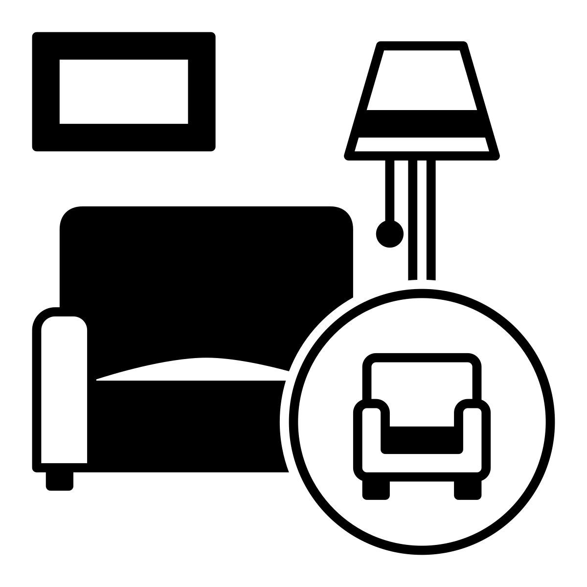 living room icon
