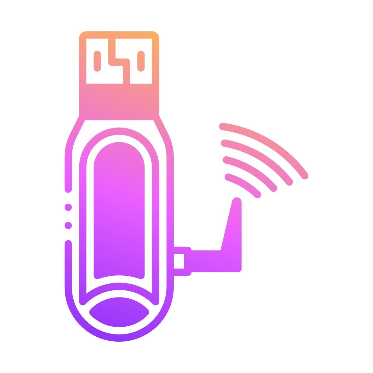 wireless flash drive icon