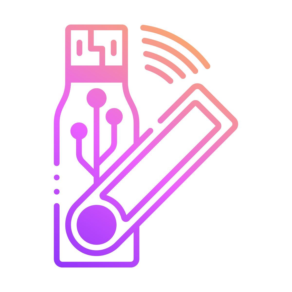 wireless usb flash drive icon