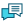 external chat-finance-blue-line-nixx-design icon
