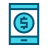 external online-finance-blue-line-nixx-design icon