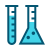 external tube-science-blue-line-nixx-design icon