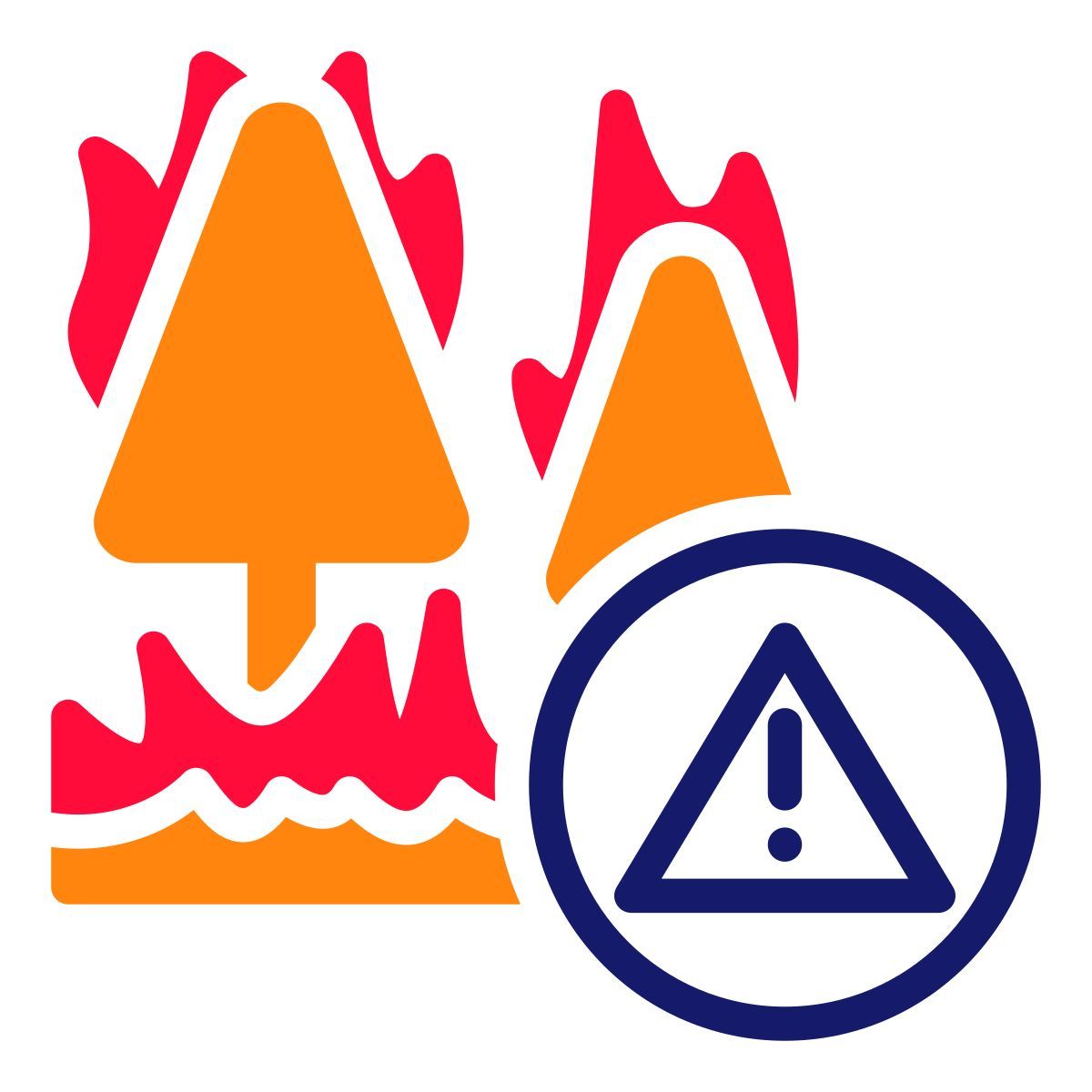 fire warning icon
