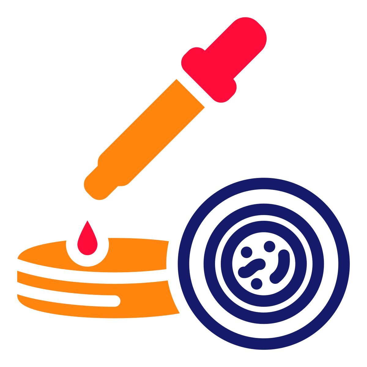 pipette and dish icon