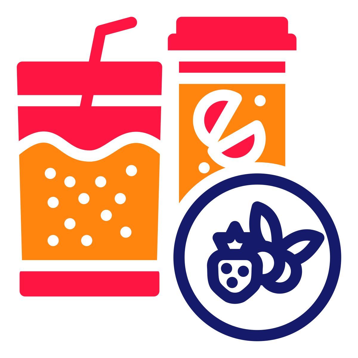 external fruit smoothie health and lifestyle blue red orange febrian hidayat icon