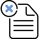 external delete-file-folder-blue-vinzence-studio icon