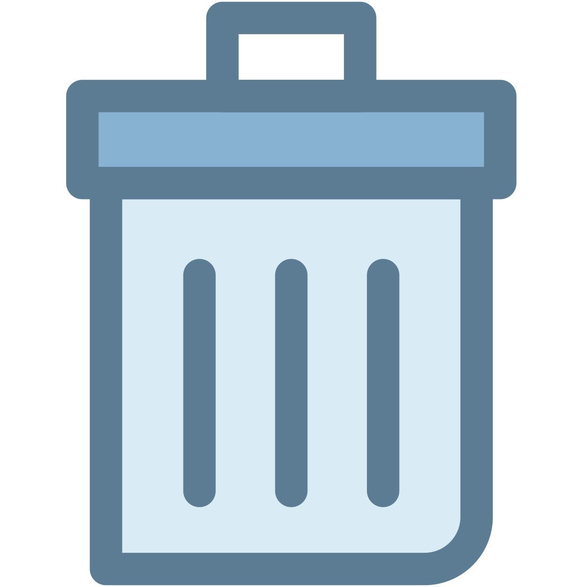 garbage can icon