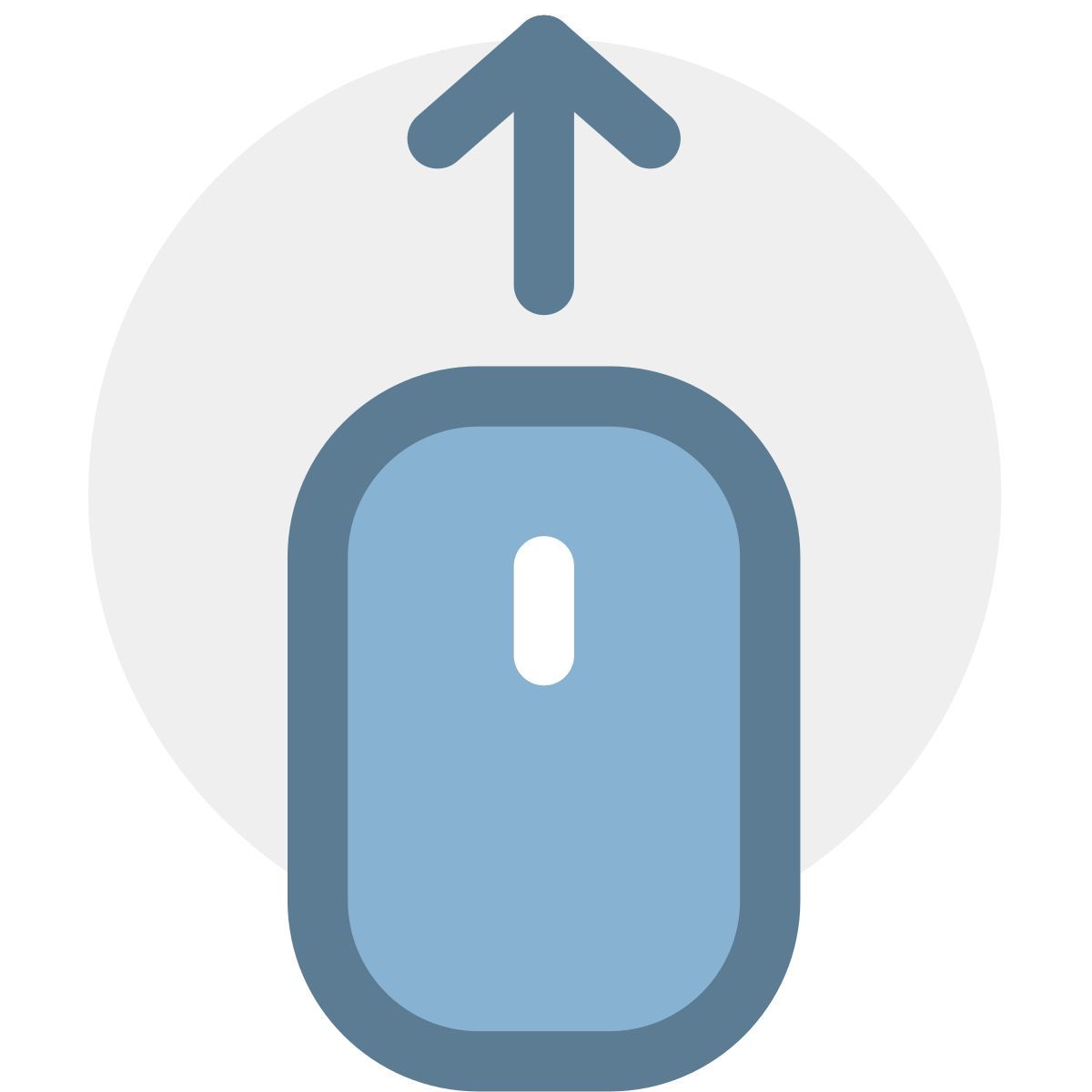 mouse scroll up icon