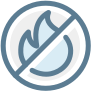 Do not start fire icon