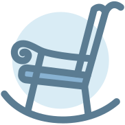 external chair-furniture-household-bluetone-bluetone-bomsymbols--2 icon