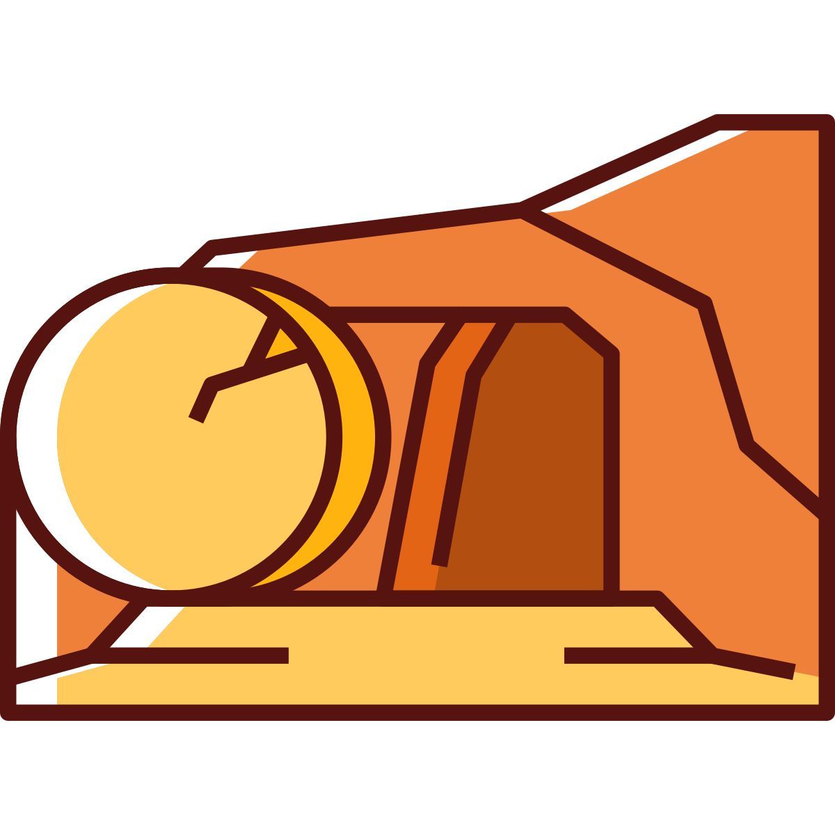 empty tomb icon