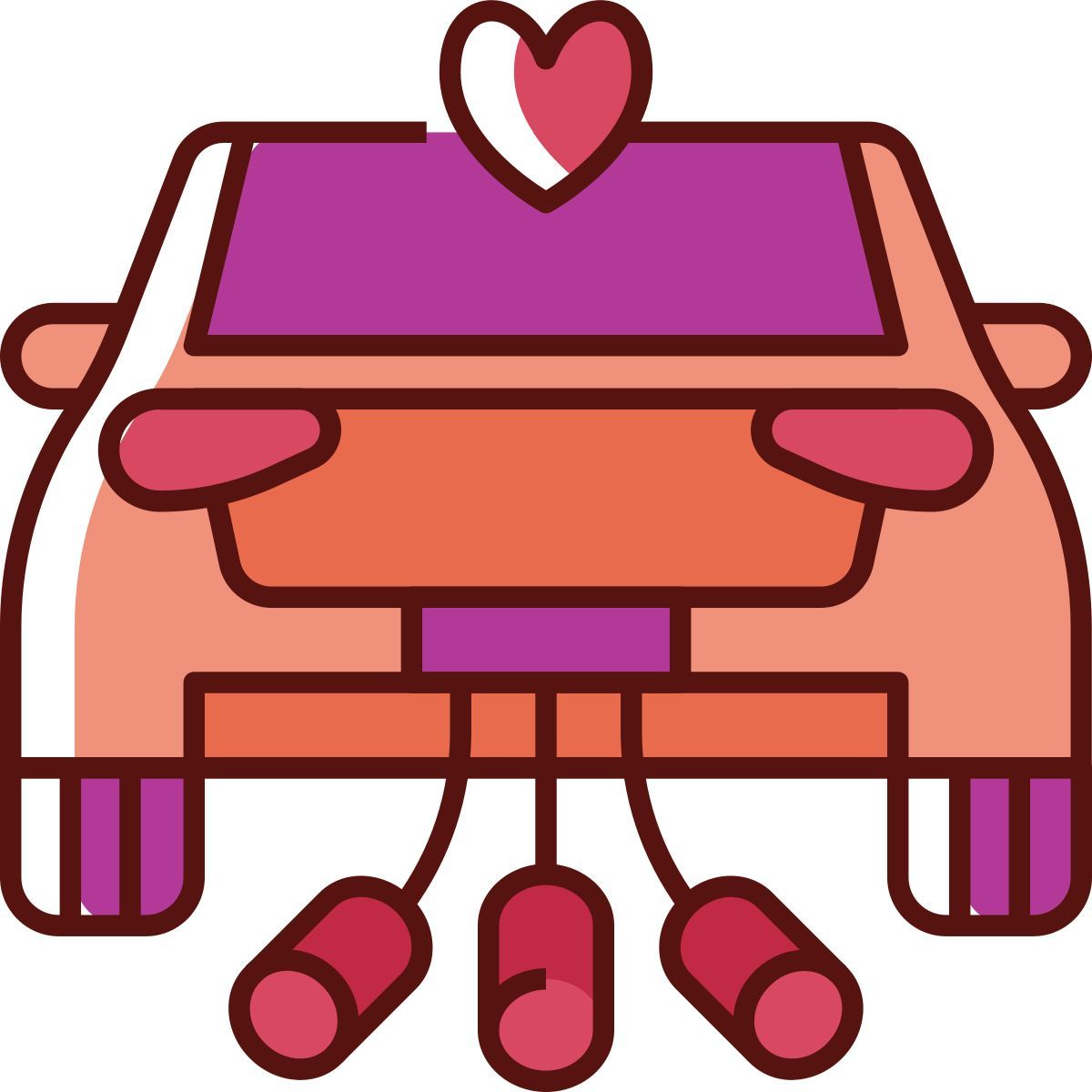 wedding car icon
