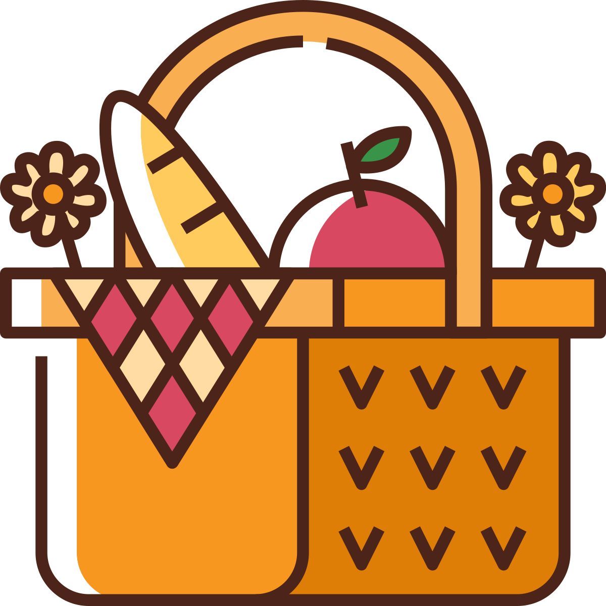 picnic basket icon
