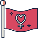 external flag-womens-day-bzzricon-color-omission-bzzricon-color-omission-bzzricon-studio icon