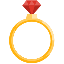 external diamond-valentines-day-bzzricon-flat-bzzricon-flat-bzzricon-studio icon