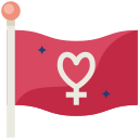 external flag-womens-day-bzzricon-flat-bzzricon-flat-bzzricon-studio icon