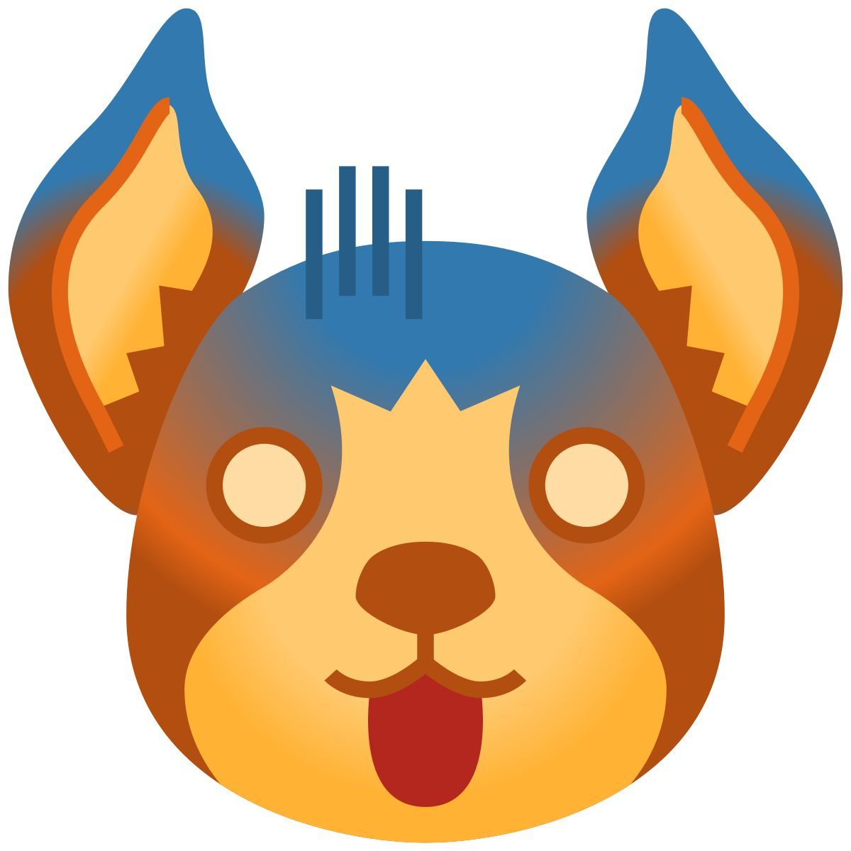 shocked puppy icon
