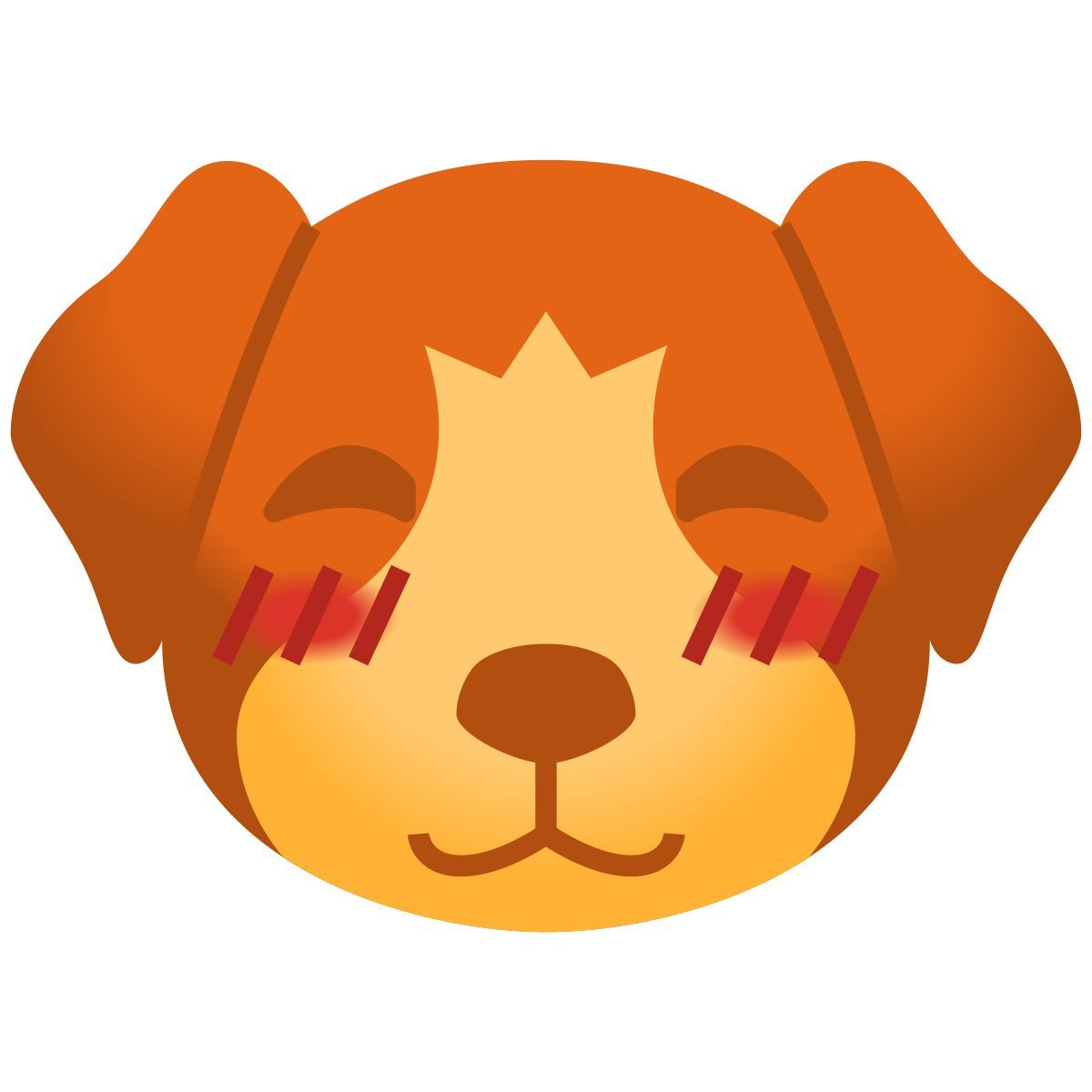 shy puppy icon