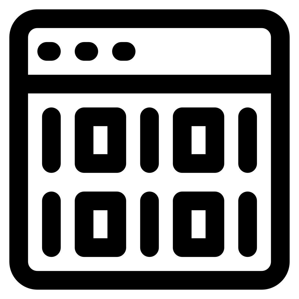 binary code Icon