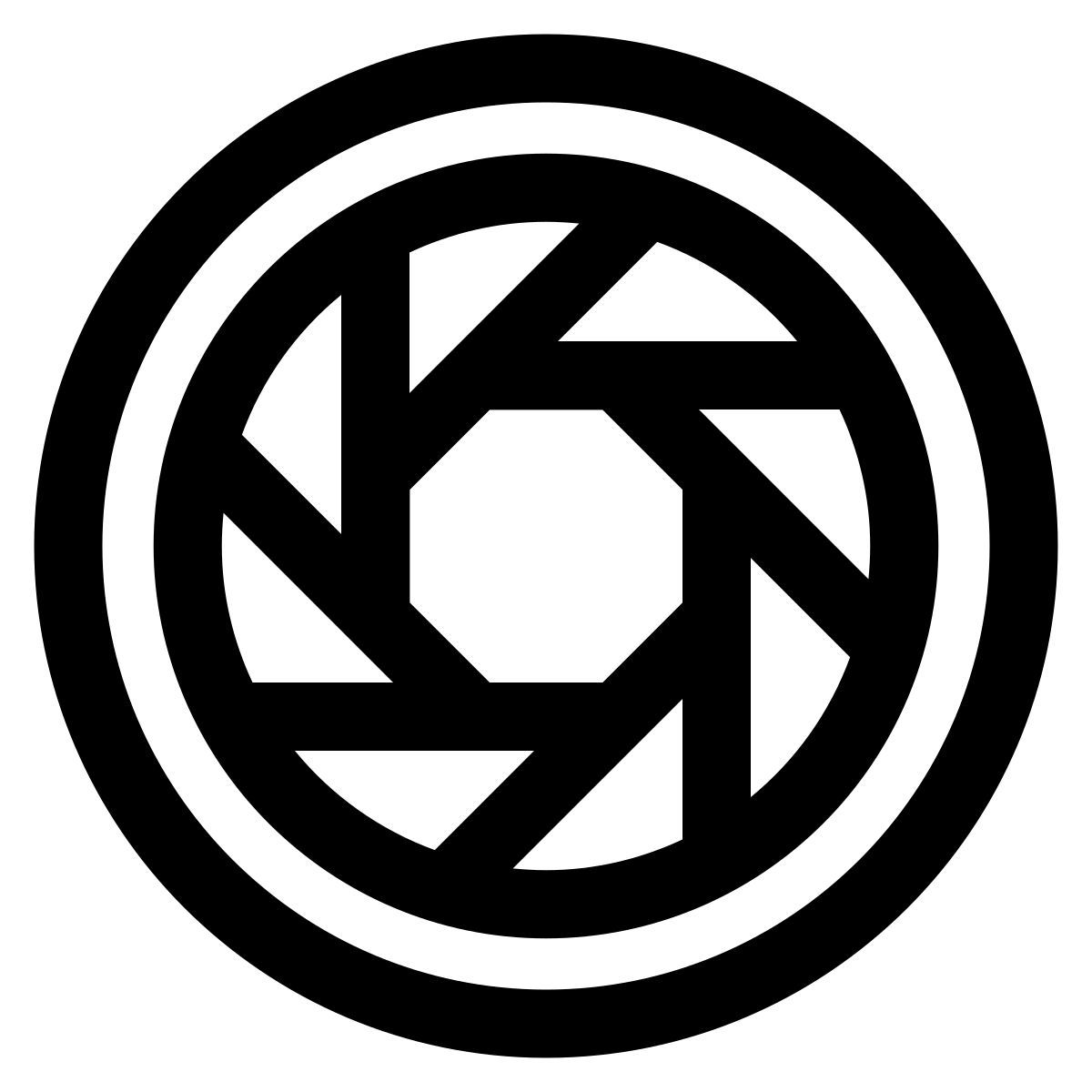 icon camera lens