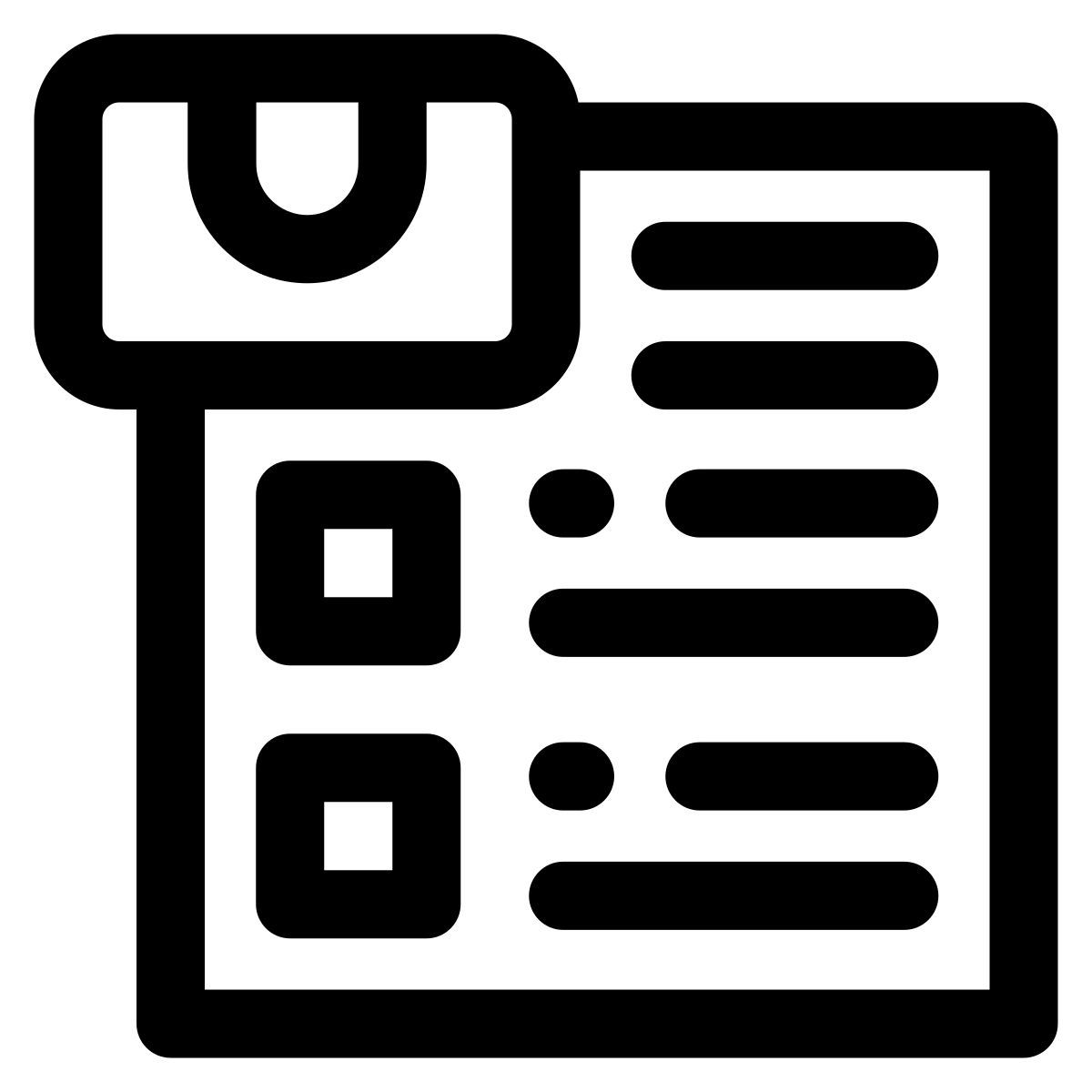icône shopping list