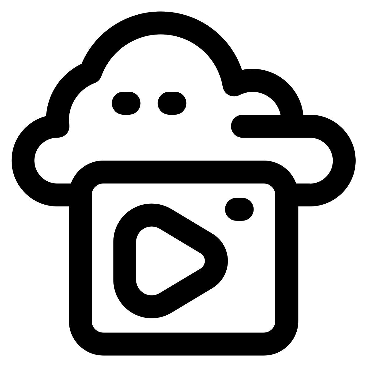 cloud streaming アイコン