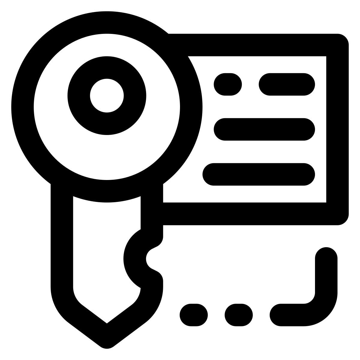 icône keywording