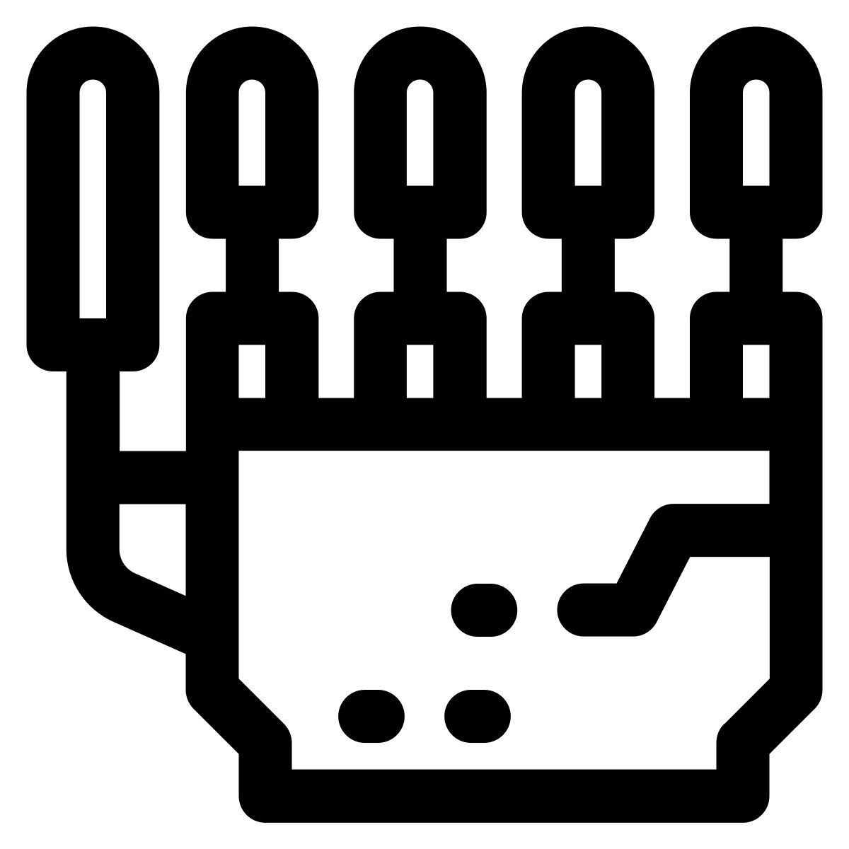 icon mechanical hand