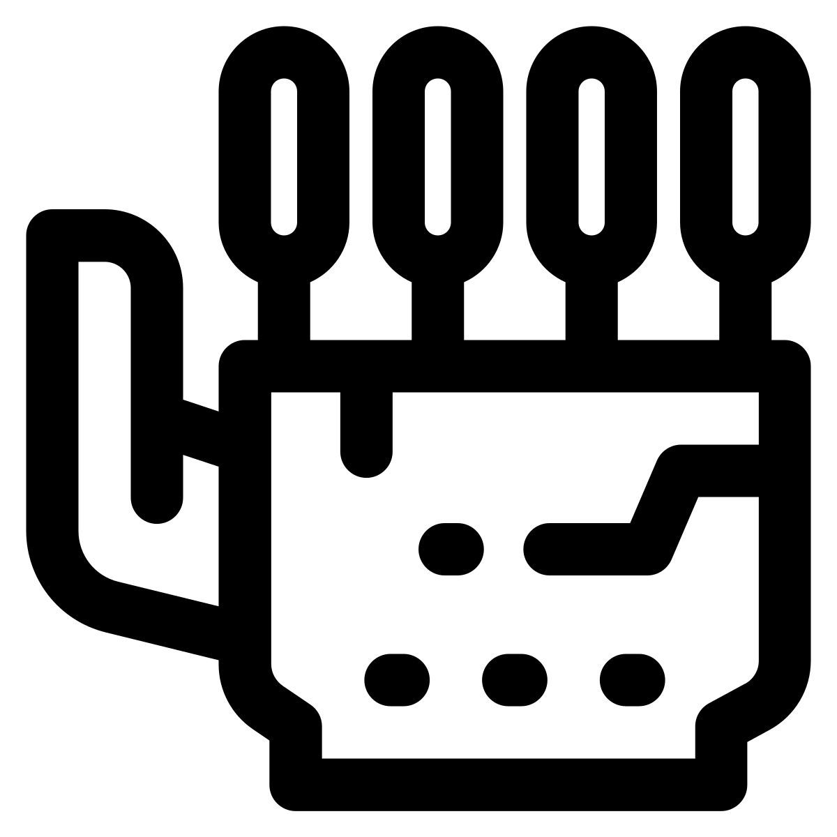 robotic hand 图标