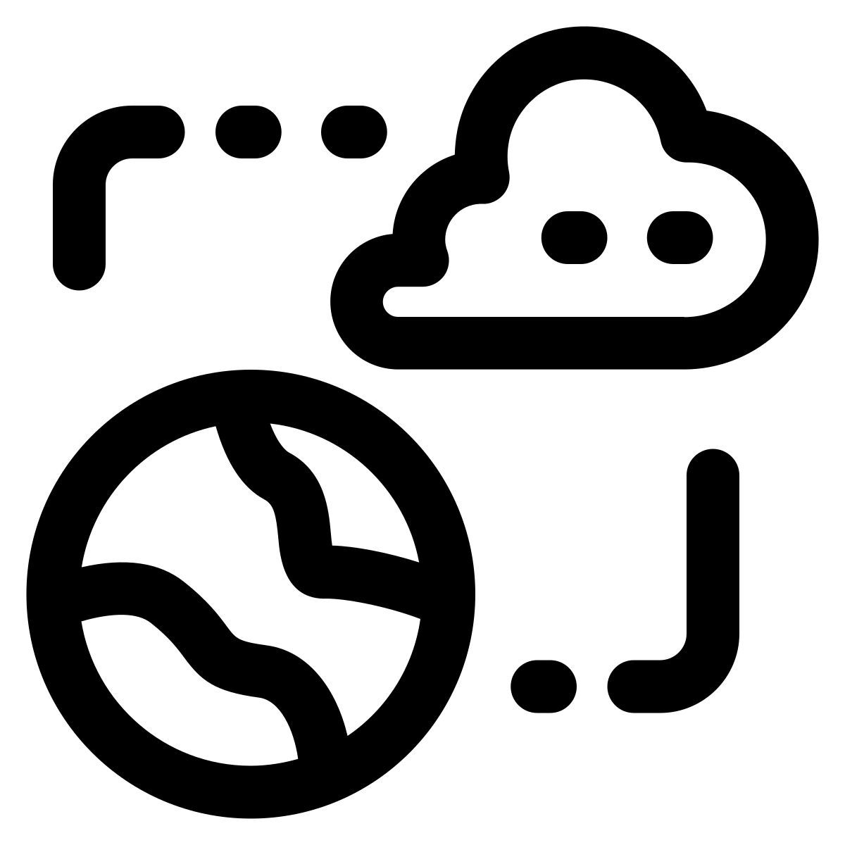 icon global connection