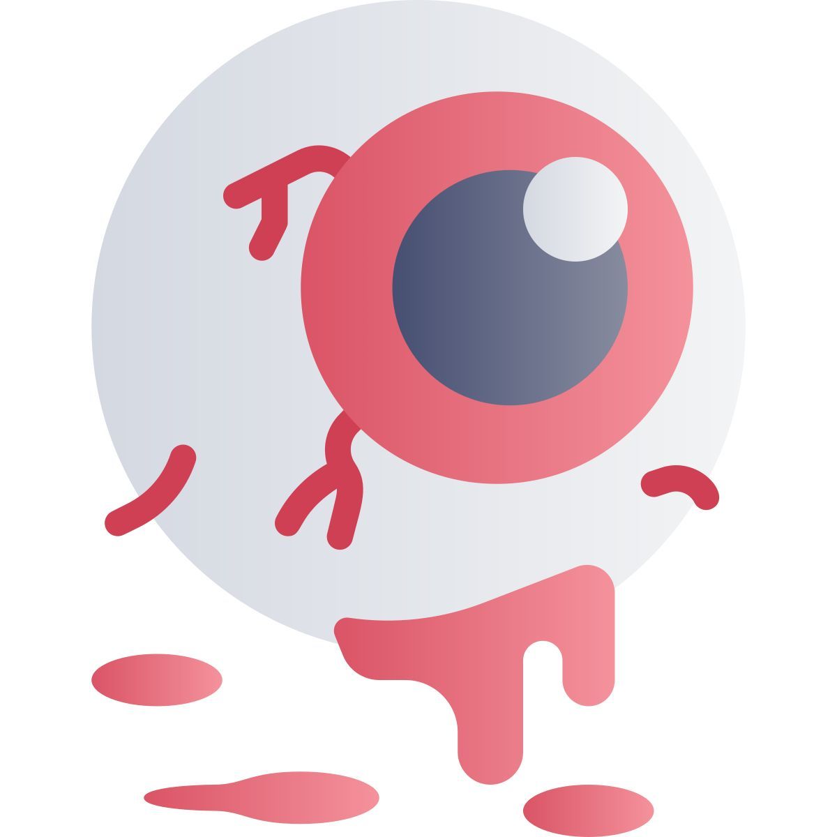 bloody eye icon