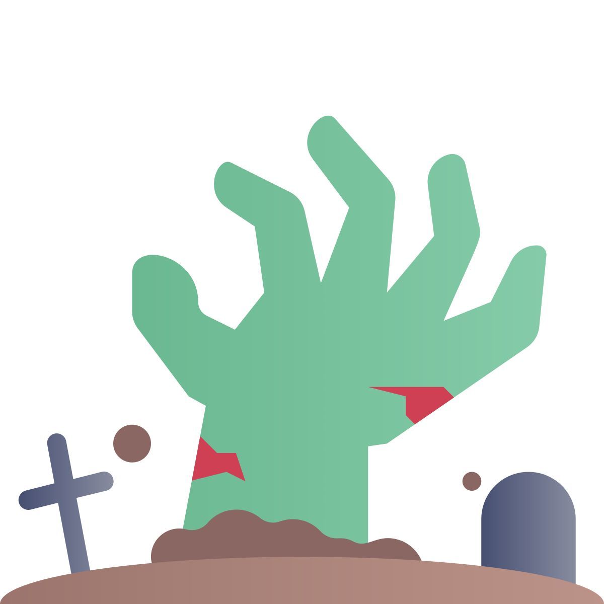 zombie hand icon