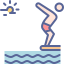 external dive-claro-swimming-pool-claro-amoghdesign icon