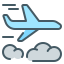 external airplane-transport-and-logistics-coco-line-kalash icon