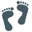 external feet-human-body-anatomy-coco-line-kalash icon