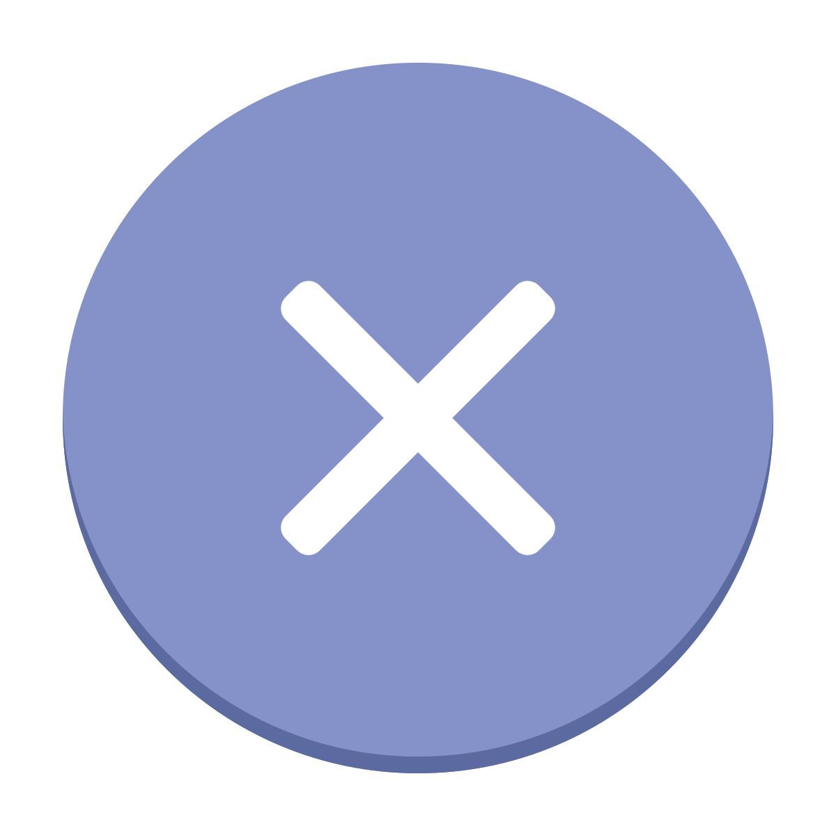 decline button icon