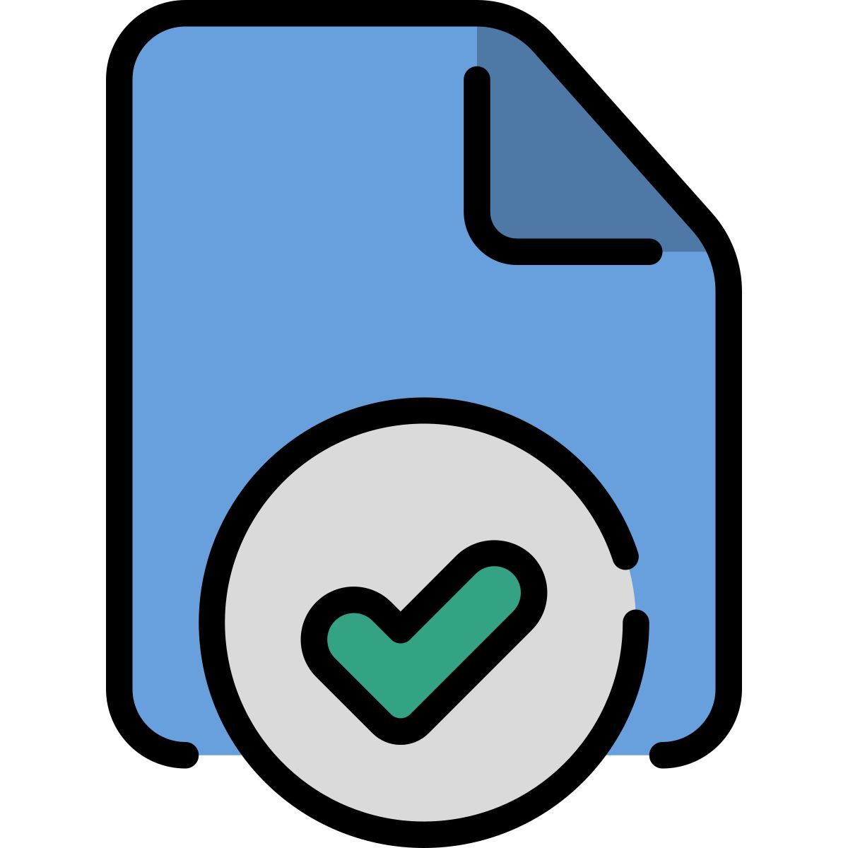 dossier approuvé icon
