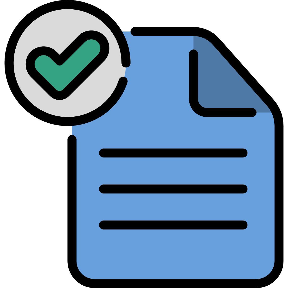 dossier approuvé icon