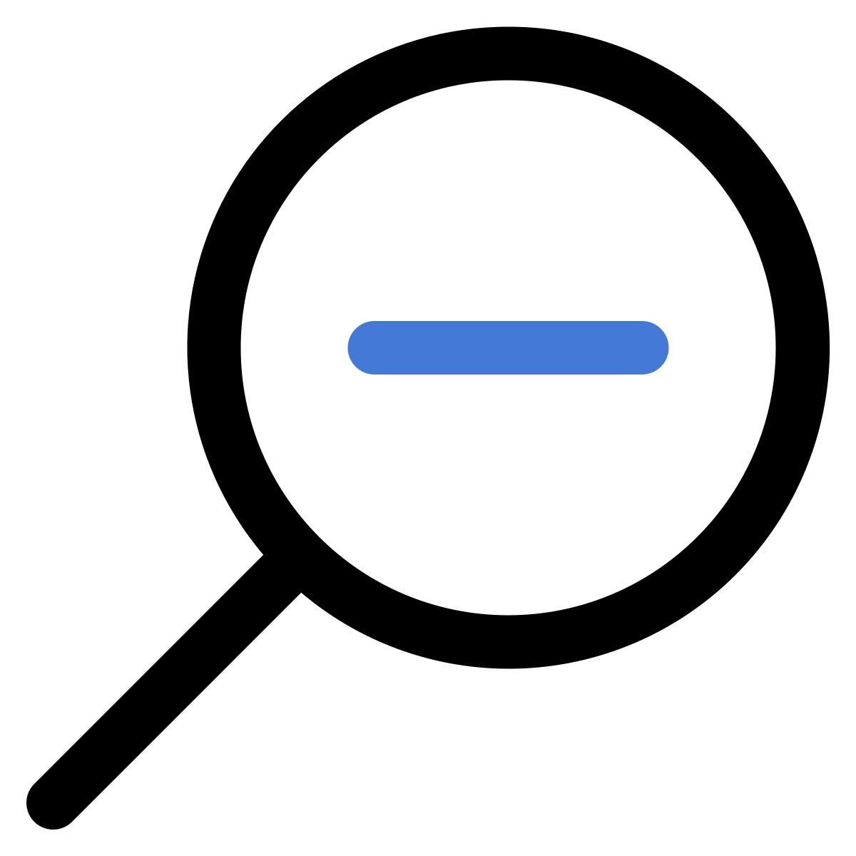 zoom out icon