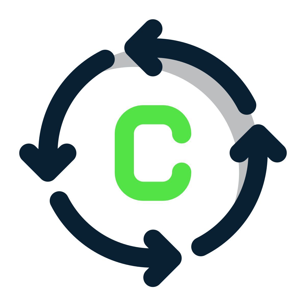 carbon cycle icon