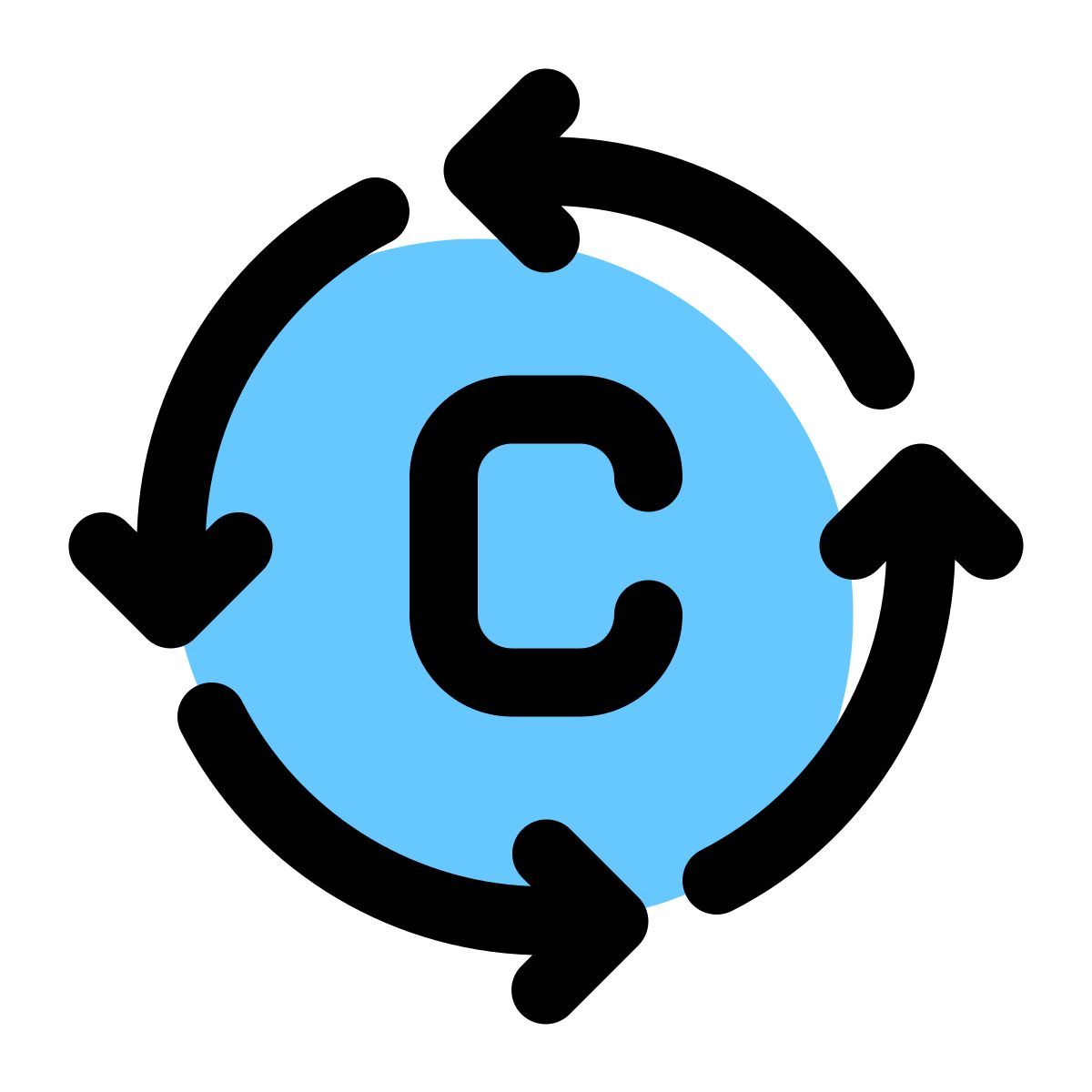 carbon cycle icon