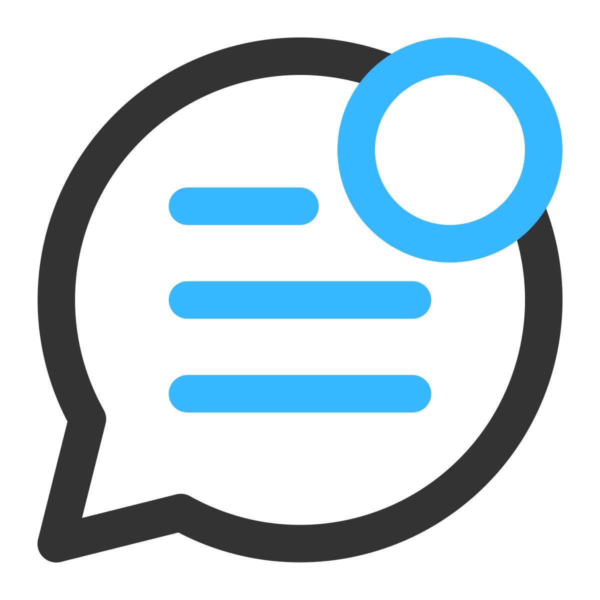 chat notification icon