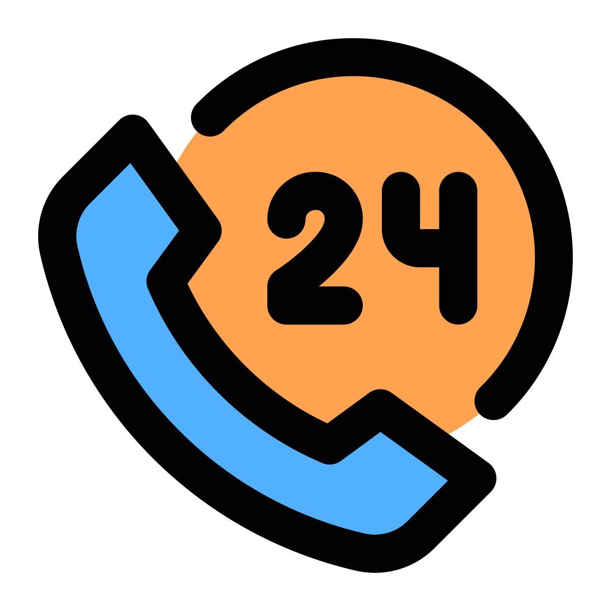 24/7 customer support icon