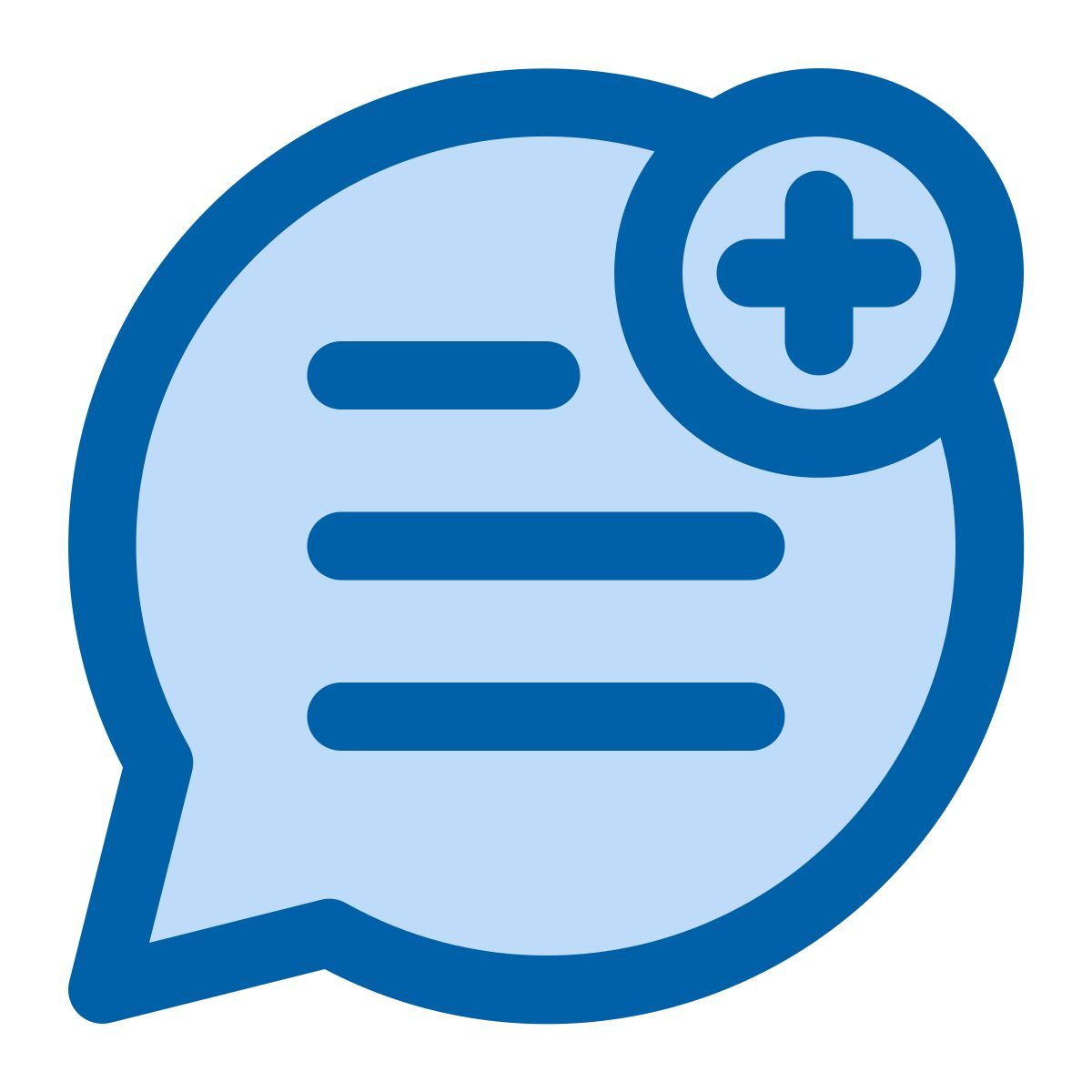 chat hinzufügen icon