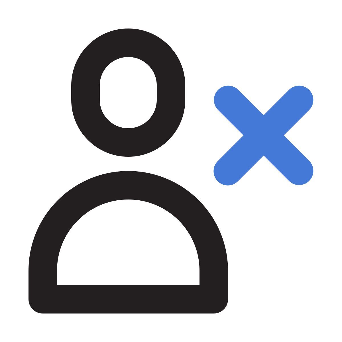 delete user icon