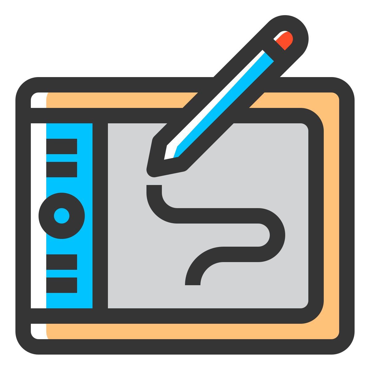 drawing tablet icon